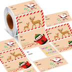 GiftTag Stickers – Kerststickers voor het persoonlijk maken van elk cadeau