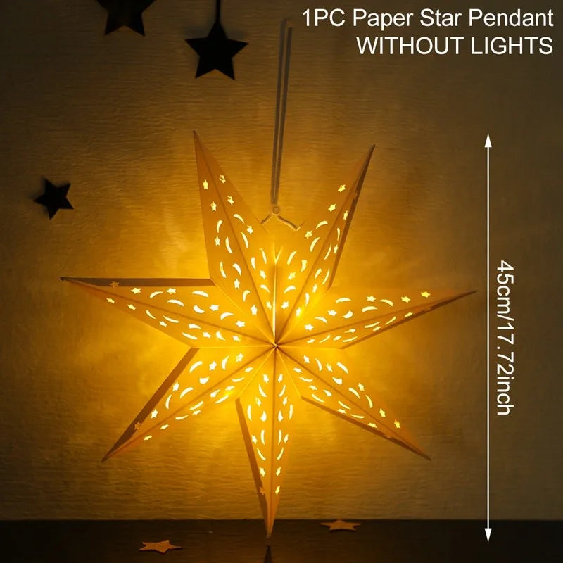 Christmas star lamp - Zorgt direct voor warme en sfeervolle kerstverlichting in huis.