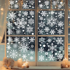 FrostyWindow Decals – Winterse Raamstickers voor Sfeervolle Decoratie