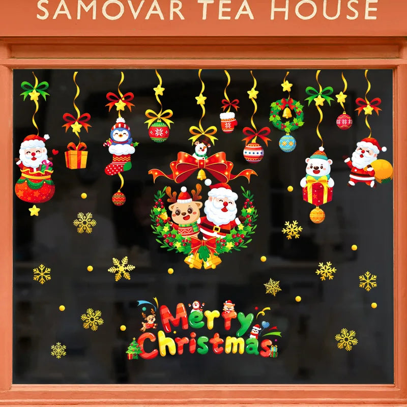 FrostyWindow Decals – Winterse Raamstickers voor Sfeervolle Decoratie