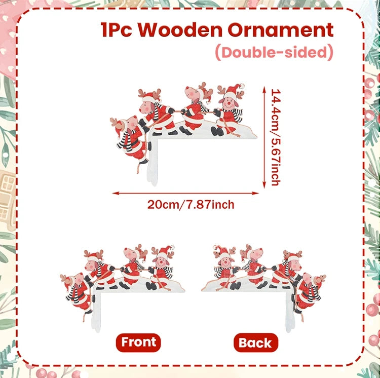 holiday ledge ornament - geeft elke plank direct meer sfeer