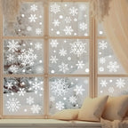 FrostyWindow Decals – Winterse Raamstickers voor Sfeervolle Decoratie