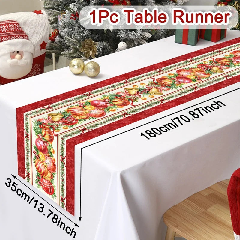 Festive Table Cover – geeft je eettafel direct een warme kerstlook