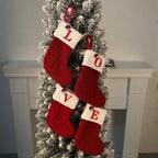 LetterCharm Stocking – Gepersonaliseerde kerstsok voor sfeervolle feestdecoratie