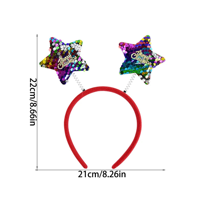 Ho ho haarbandjes - Maakt elke kerstoutfit meteen grappig, feestelijk en opvallend.