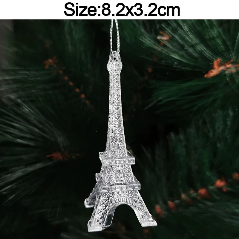 CrystalGlow Ornaments – Transparante Kersthangers