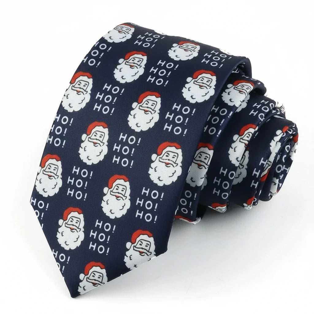 Festive christmas tie - Geef je outfit meer kerstsfeer met deze kerststropdas!