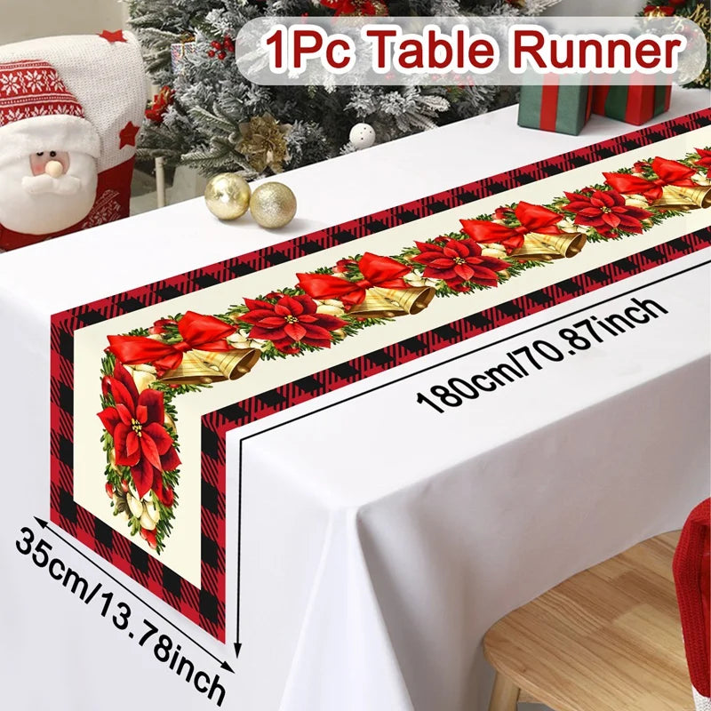 Festive Table Cover – geeft je eettafel direct een warme kerstlook