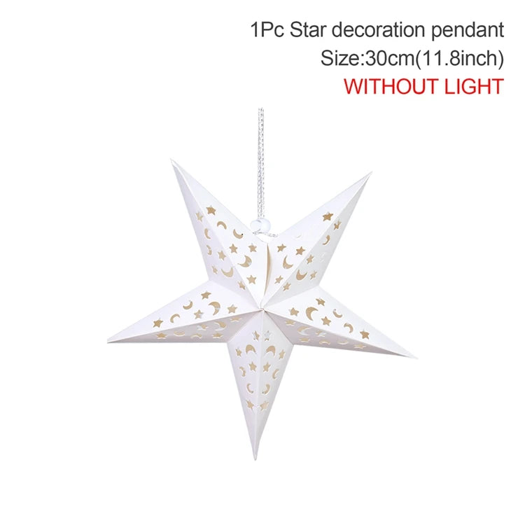 Christmas star lamp - Zorgt direct voor warme en sfeervolle kerstverlichting in huis.