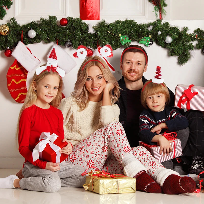 Ho ho haarbandjes - Maakt elke kerstoutfit meteen grappig, feestelijk en opvallend.