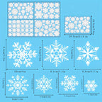 FrostyWindow Decals – Winterse Raamstickers voor Sfeervolle Decoratie