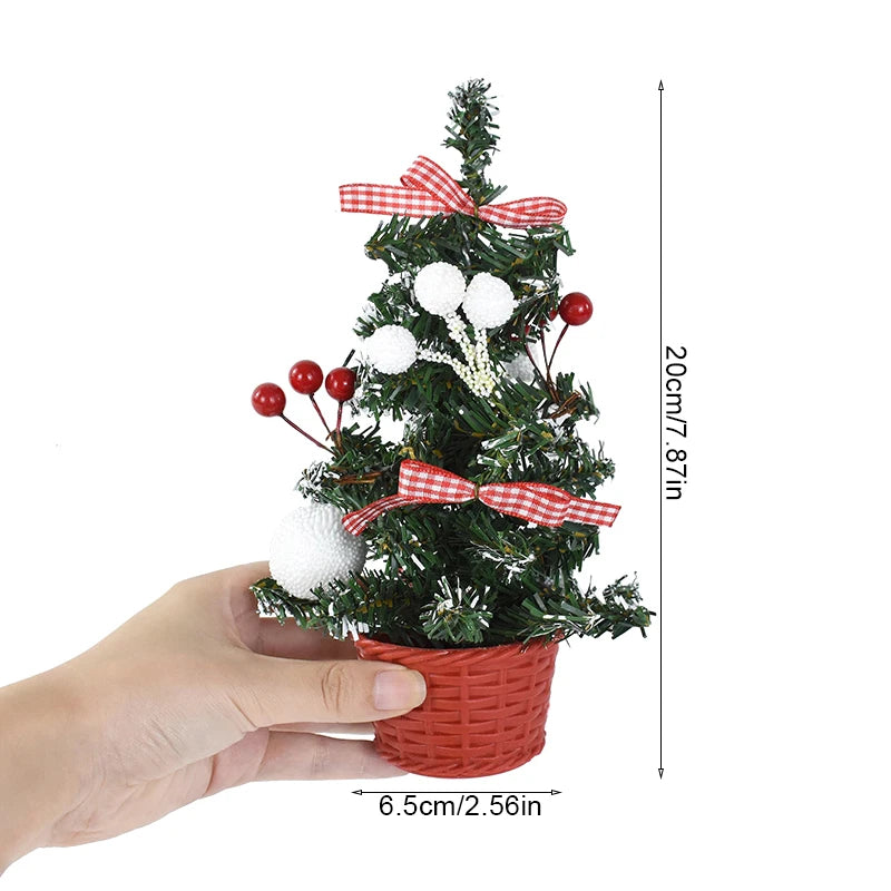 Mini christmas tree - Zorgt direct voor warme kerstsfeer in elke ruimte.