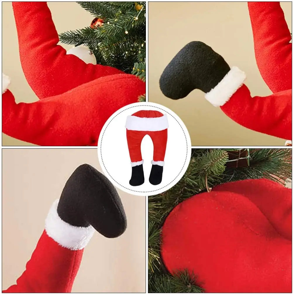 SantaStuck Legs – Hilarische kerstboomdecoratie