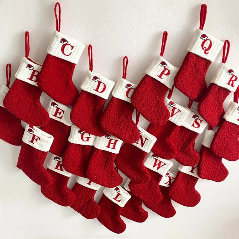 LetterCharm Stocking – Gepersonaliseerde kerstsok voor sfeervolle feestdecoratie