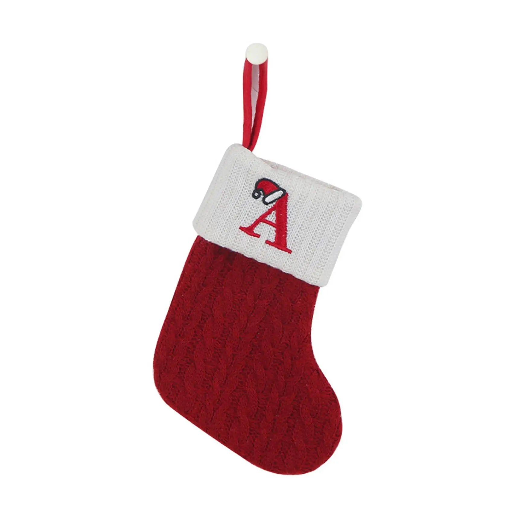 LetterCharm Stocking – Gepersonaliseerde kerstsok voor sfeervolle feestdecoratie